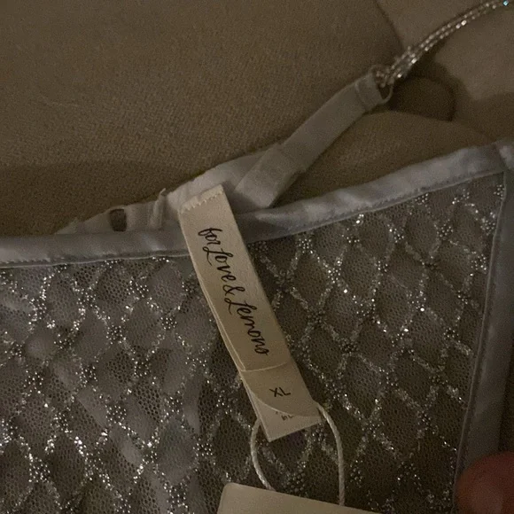 XL Glitter Thong Panty for love & lemons